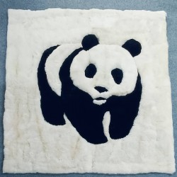 【包邮】【加送羊驼大玩偶】新西兰熊猫驼羊毯 1张 180*210cm  